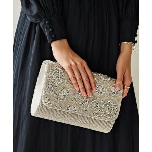 バッグ クラッチバッグ GB ビーズクラッチバッグ