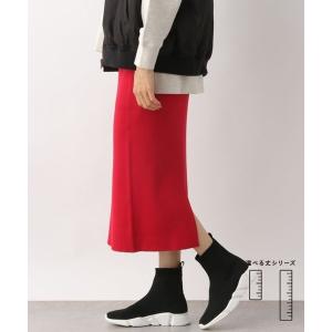 スカート 「選べる丈シリーズ」12ゲージ洗えるケアニットスカート　948652 レディース