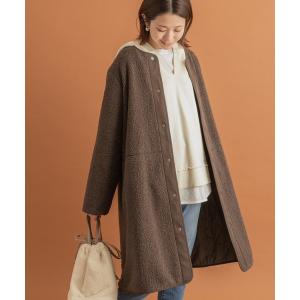 アウター リバーシブルボアキルティングコート