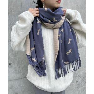 ストール 【ZOZOTOWN限定アイテム】馬柄ストール／TK-119-WEB