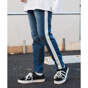 パンツ デニム ジーンズ WEGO/【WEB限定】 カットデニムスキニーパンツ