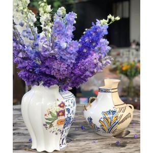 加藤舜陶 灰釉 彫文 壷 花瓶 花器 花入 花生 共箱 陶器 陶芸 作家