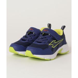 スニーカー HAWKINS ホーキンス MACH.GT538(16-22) キッズランニングシューズ HK84768M WR NAVY/LIME｜zozo