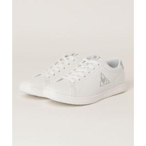 スニーカー LE COQ ルコック LA ANTONY LA アントニー　QZ3SJC82WS WHITE/SILVER
