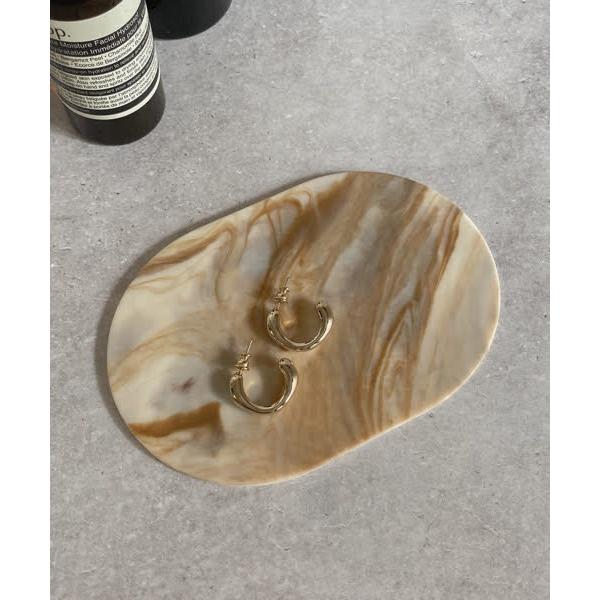 インテリア 「ECRu.」オーバルアクリルトレイ