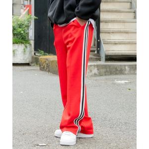 WEGO/カラーライントラックパンツ