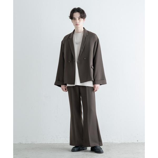 スラックス 「EDDEN ELLEN」ワイドフレアスラックス メンズ レディース