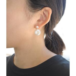 ピアス 「anq.」K10・パールピアス レディース