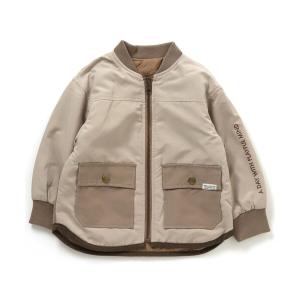 ジャケット ノーカラージャケット リバーシブルキルトジャケット