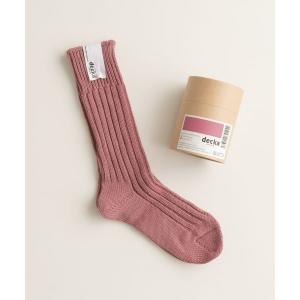 靴下 decka　Heavy weight Plain Socks MEN