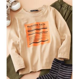 tシャツ Tシャツ SHISKY / シスキー 柄プリント コットン天竺 レギュラーシルエット クルーネック ロングＴシャツ キッズ キッズ