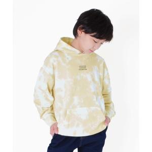 パーカー  裏毛・ドロップショルダータイダイパーカー キッズ 子供服 男の子
