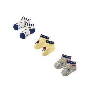 靴下 ローカットソックスパック3足セット（11-21cm）