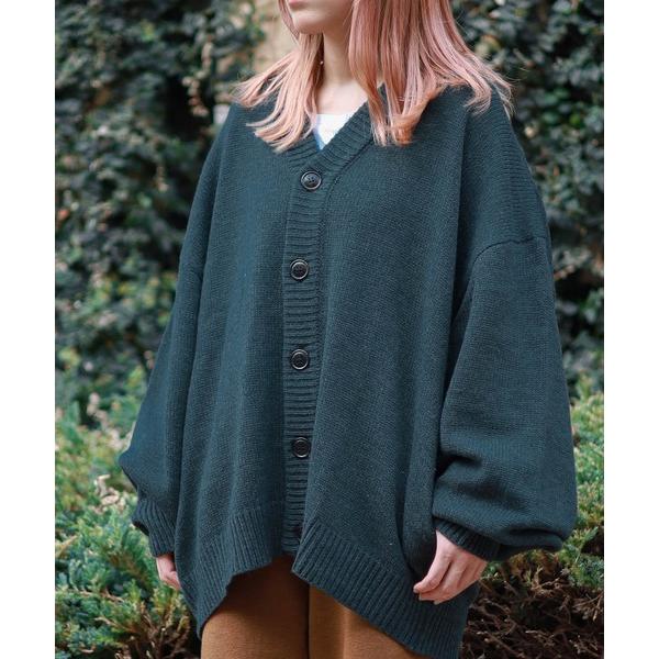 カーディガン ５ゲージ　オーバーサイズカーディガン レディース メンズ