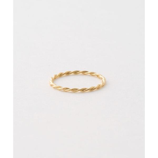 指輪 リング K10YG ツイスト リング レディース