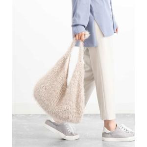 トートバッグ バッグ フェザーニットトートバッグ レディース