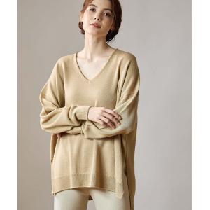 ニット ホールワイドテンジクプルオーバー