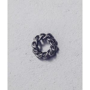 指輪 リング Curb Chain Cutting Ring レディース メンズ