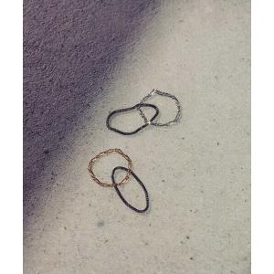 指輪 リング Venetian Chain/Curb Chain Set Ring レディース メンズ