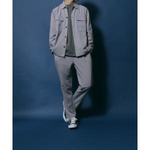 セットアップ Polyester Tropical CPO Shirt Jacket SET-UP/別注