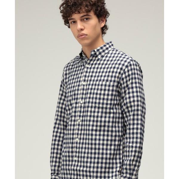 シャツ 「ビームスの百名品」BEAMS PLUS / シャギーギンガムチェック ボタンダウンシャツ ...