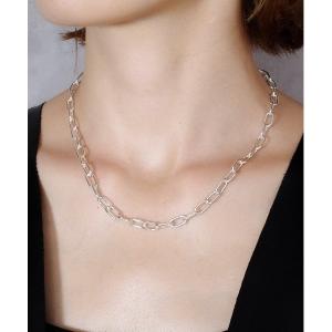 ネックレス レディース 「ISOLATION / アイソレーション」silver925 Oval Chain Necklace / オーバルチェーンネ｜ZOZOTOWN Yahoo!店