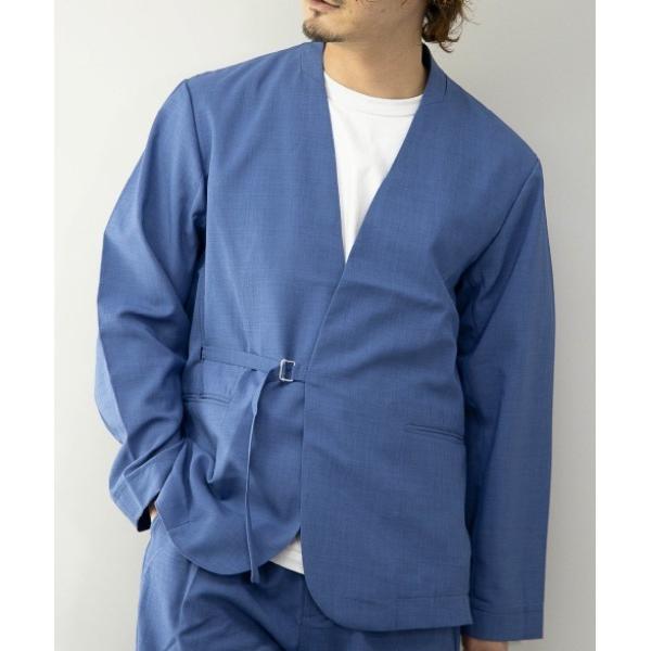 ジャケット テーラードジャケット 「Sa」「it」タイロッケン ワッシャー加工 ノーカラージャケット...