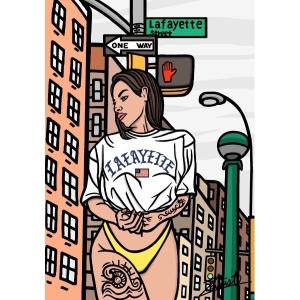 Francfranc（フランフラン） ポスター SANDY WELCH アートボード