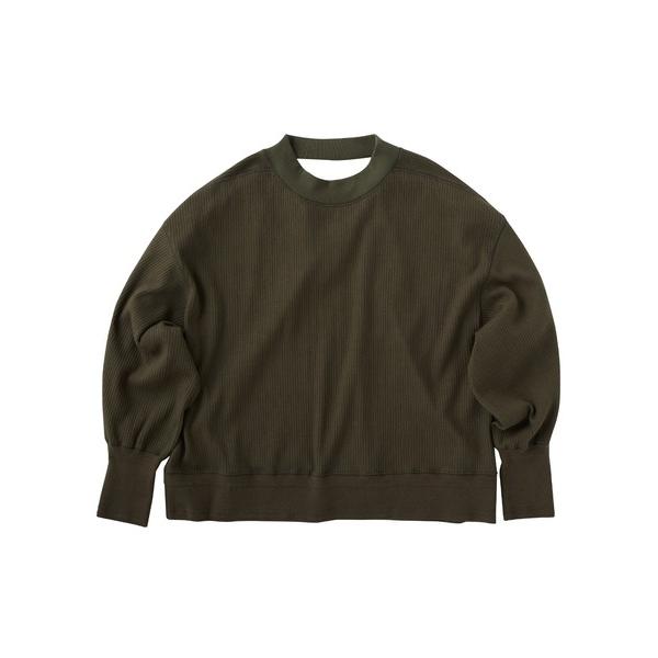 tシャツ 「KURO」MILITARY RIB OVERSIZED OPENED BACK L/S ...