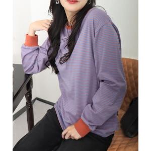 tシャツ 天竺ボーダープルオーバー レディース