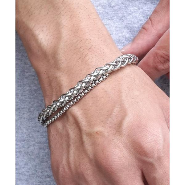 ブレスレット SBG ターラントベネチアンダブルチェーンブレスレット メンズ レディース