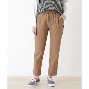 パンツ ストレッチ裏起毛イージーテーパードパンツ