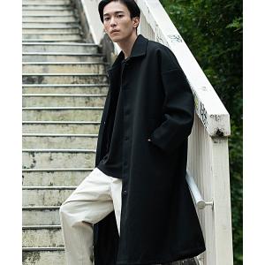 CLEL（クレイル） ステンカラーコート M ブラック メンズ : ZOZOTOWN