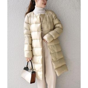 ダウン ダウンジャケット 「SHIPS別注」PYRENEX:コクーンロングダウン