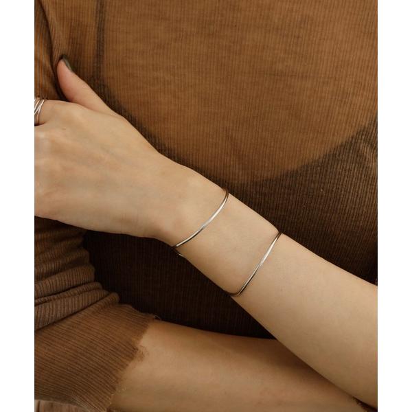 バングル JewCas modern metal - シンプル　ラウンド細バングル「JC4001」 ...