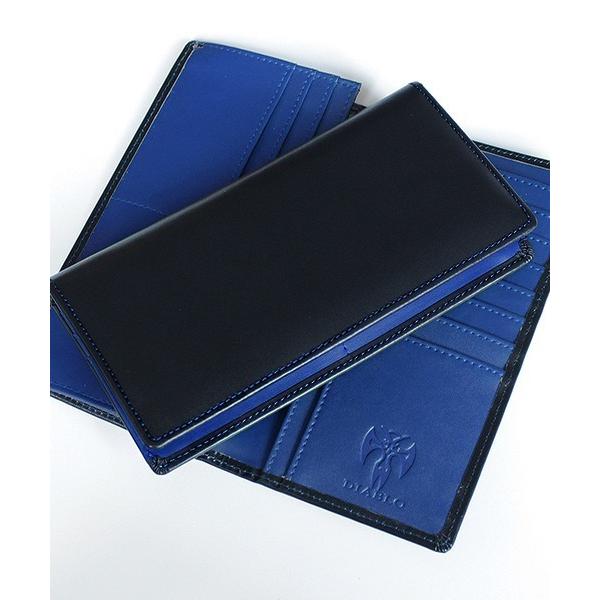 財布 薄マチフラップ長財布 メンズ