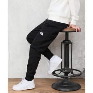 裏起毛 ワンポイントロゴ スウェットジョガーパンツ