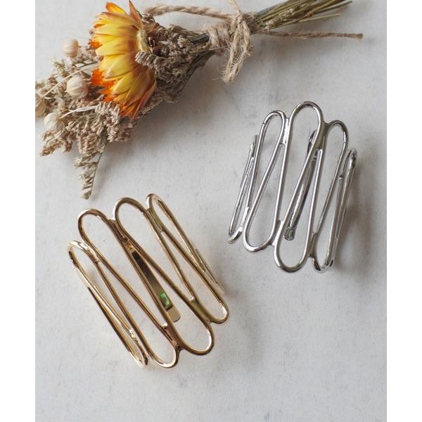 ヘアピン ニュアンス ウェーブライン ポニーフック/ヘアカフ