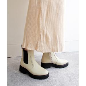 ブーツ 厚底サイドゴアブーツ　-7210055
