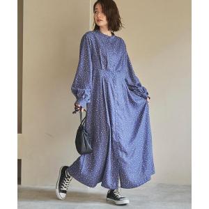 ワンピース ツイルドットプリントワンピース