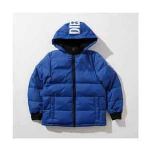 ダウン アウター 入学式 DIESEL（ディーゼル）Kids ＆ Junior ブランドロゴフーディーパディングジャケットブルゾンコート