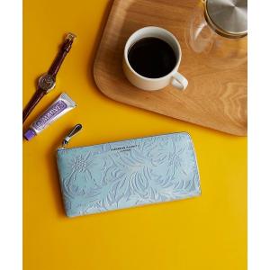 財布 KATHARINE HAMNETT LONDON/キャサリンハムネットロンドン NADESHIKO L字ファスナー ロングウォレット