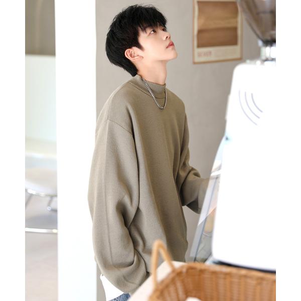 セーター ニット 「neos -addictive design-」ルーズシルエット ミラノリブ モ...