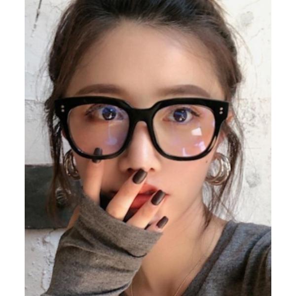 伊達メガネ メガネ 眼鏡 クリアレンズ セルフレーム 伊達メガネ ユニセックス レディース メンズ