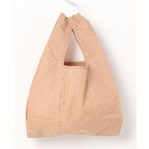 392 plus m エコバッグ Square Bag S - check 731714 : ZOZOTOWN Yahoo