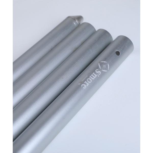 S'more / Alumi pole 28mm ナチュラルデザインタープポール