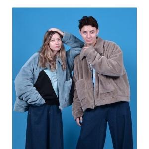 【EPNK】クロップドフリーストラックブルゾン EPNK】Cropped fleece track blouson / クロップドフリーストラック