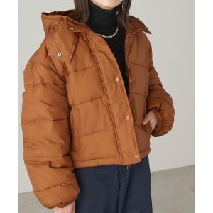 ダウン ダウンジャケット 中綿 オーバーサイズ ショートパファーブルゾン