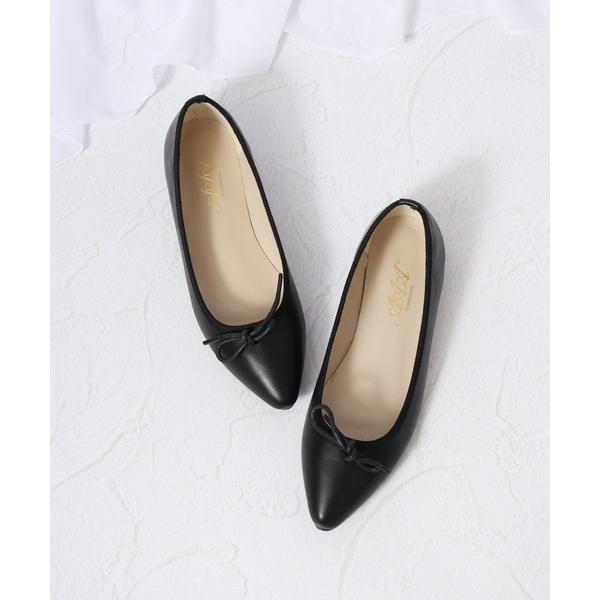 バレエシューズ パンプス AAA+Feminine ポインテッドトゥフラットバレエパンプス