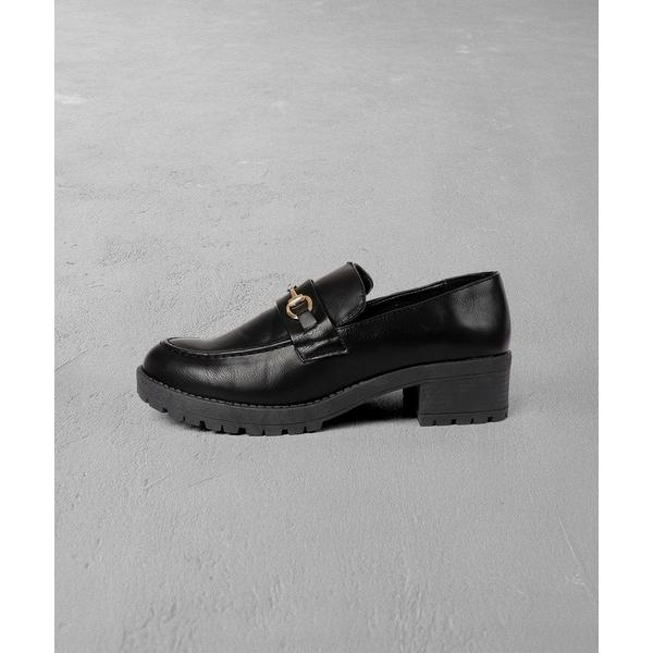 ローファー AAA+Feminine 厚底タンクソールビットローファー レディース メンズ